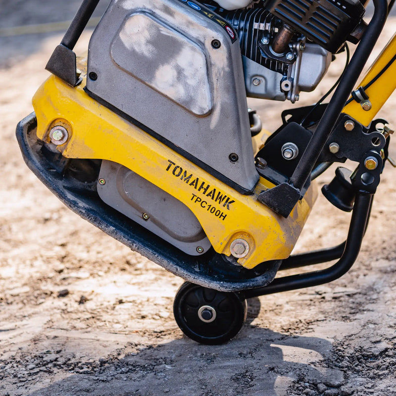 5.5 HP Honda Reverse Plate Compactor 19x14 Plate for Asphalt, Aggregate, Cohesive Soil Compaction by Tomahawk Power