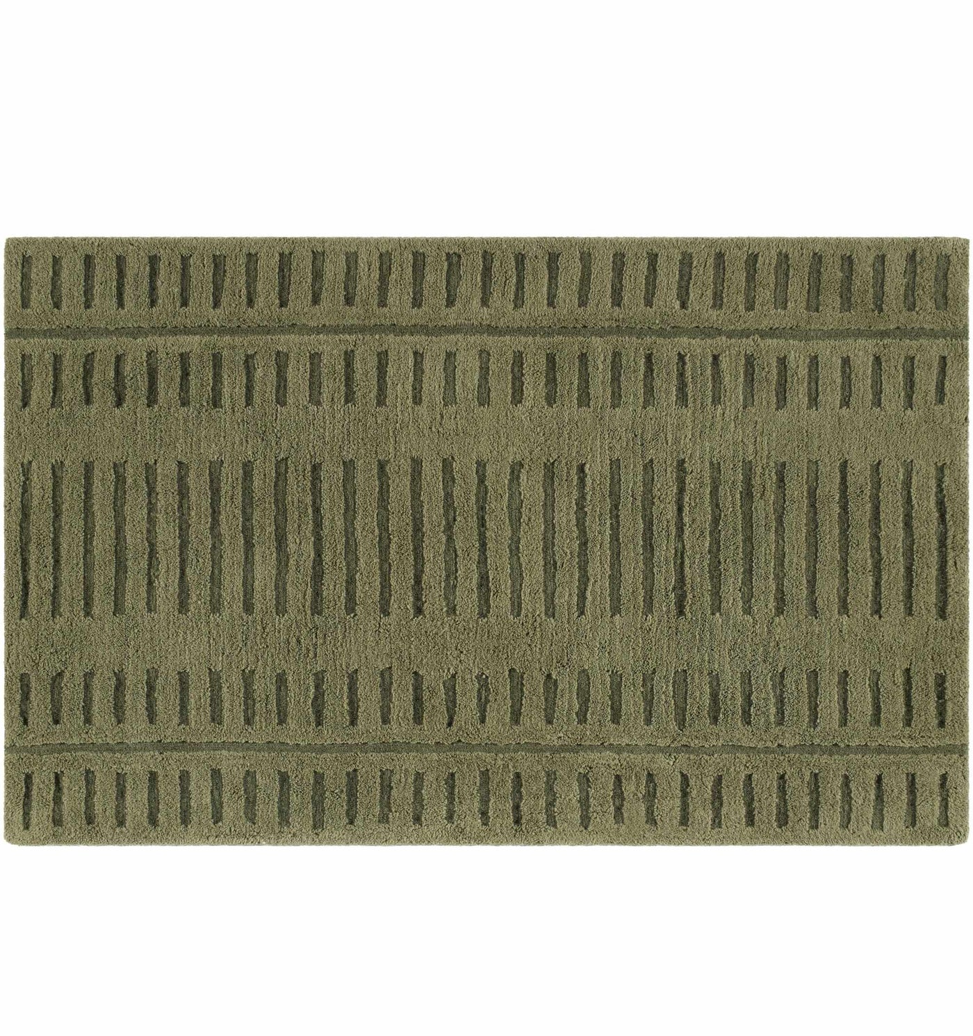 Washable Wool Rug - Green - Clearance by Boutique Rugs