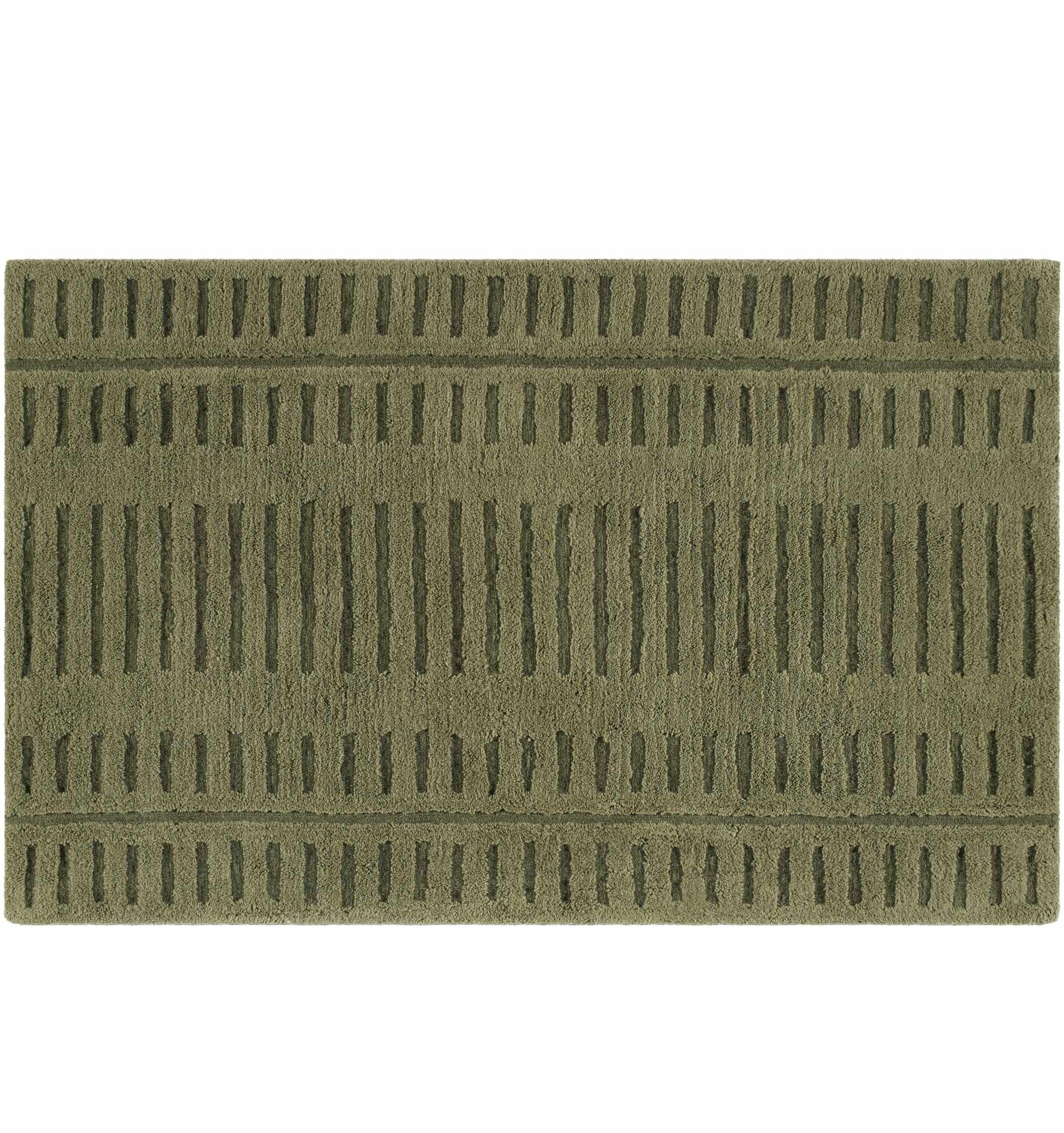 Washable Wool Rug - Green - Clearance by Boutique Rugs