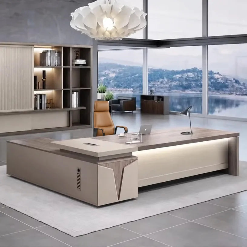 Reytan · Modern L-Shaped Executive Desk, photo 2 of 10