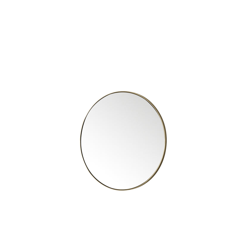James Martin Rohe 30" Mirror, Champagne Brass by James Martin