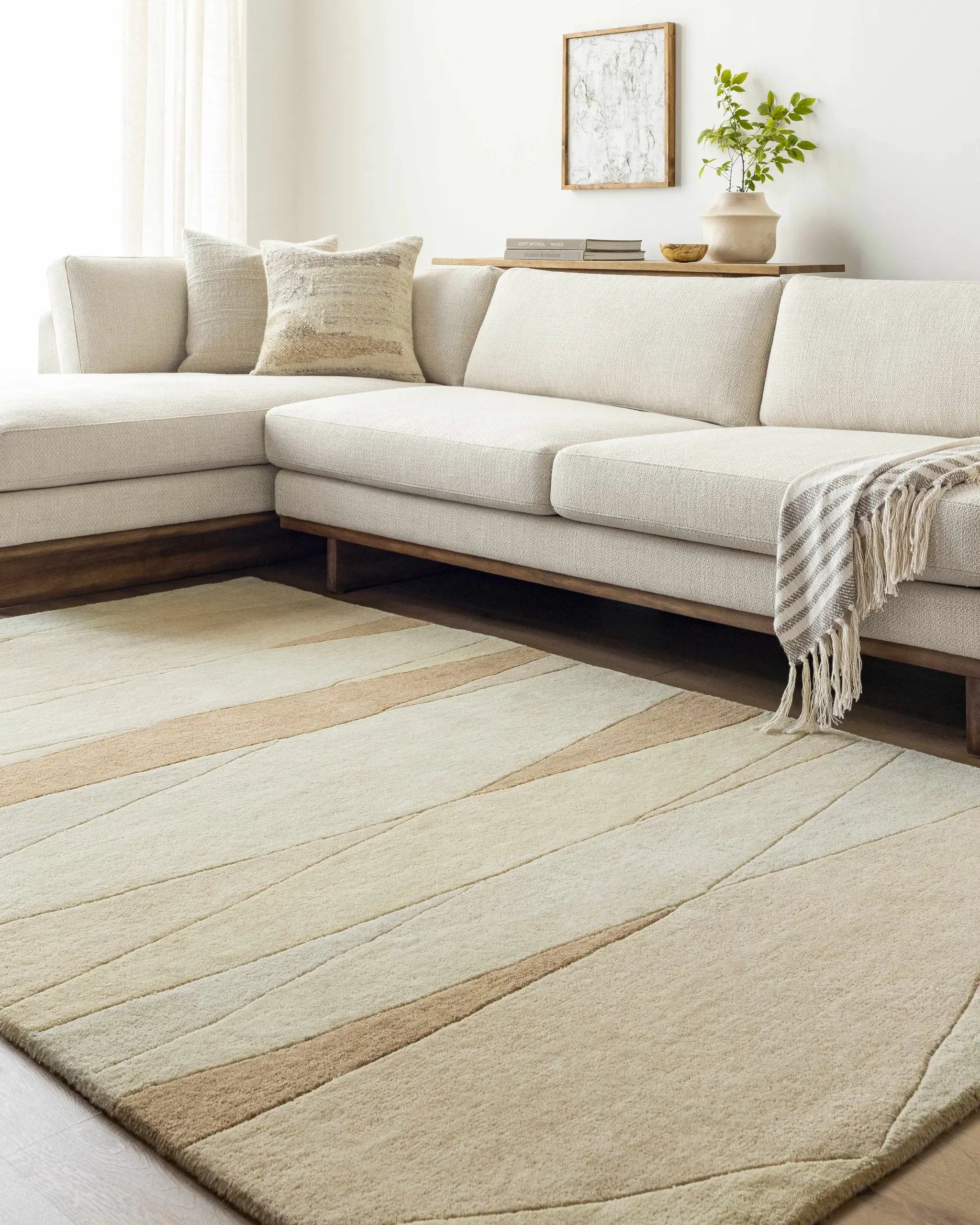 Robin Modern Wool Rug - Clearance by Boutique Rugs