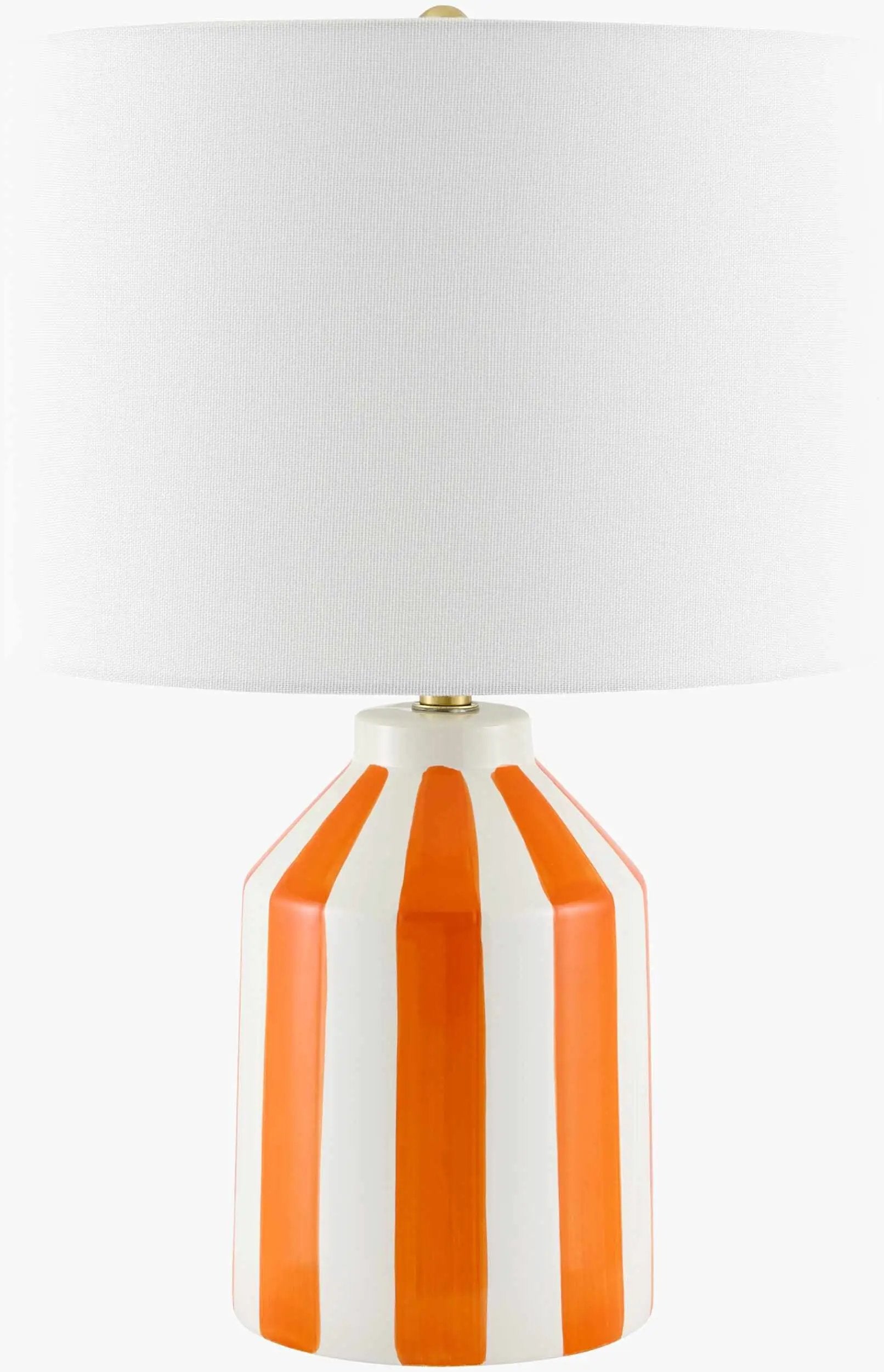 Isbergues Orange Table Lamp by Boutique Rugs