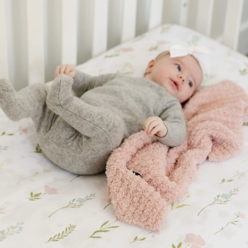 Ribbed Bamboni Mini Baby Blanket by HouseOfZazla