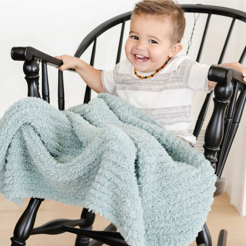 Ribbed Bamboni® Receiving Blanket 30x40 Inch Microfiber by HouseOfZazla