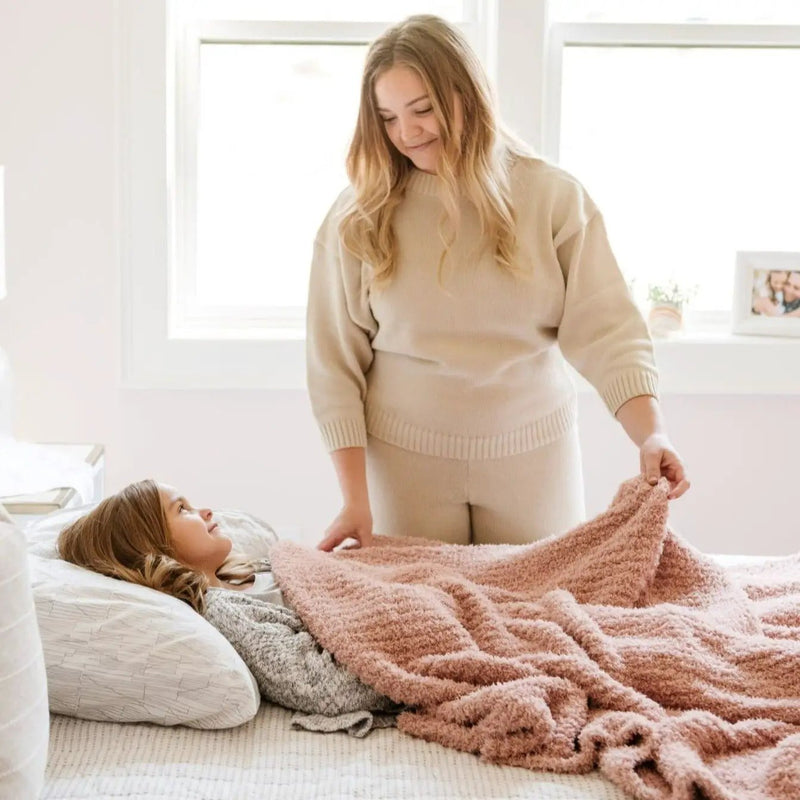 Ribbed Bamboni® Toddler Blanket by HouseOfZazla