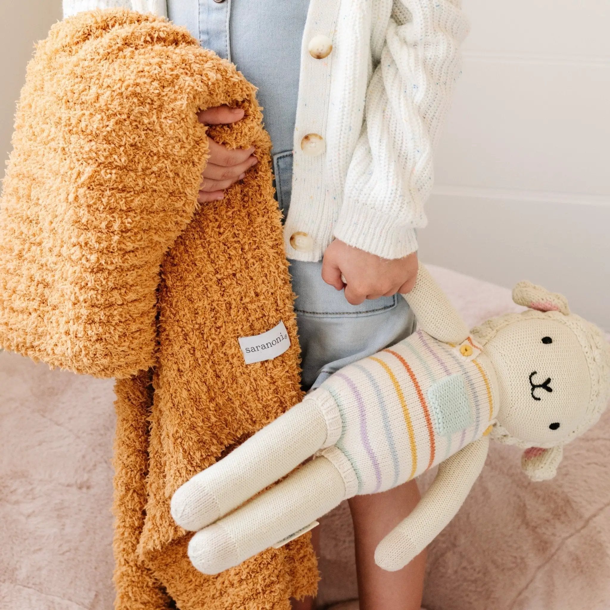 Ribbed Bamboni® Toddler Blanket by HouseOfZazla