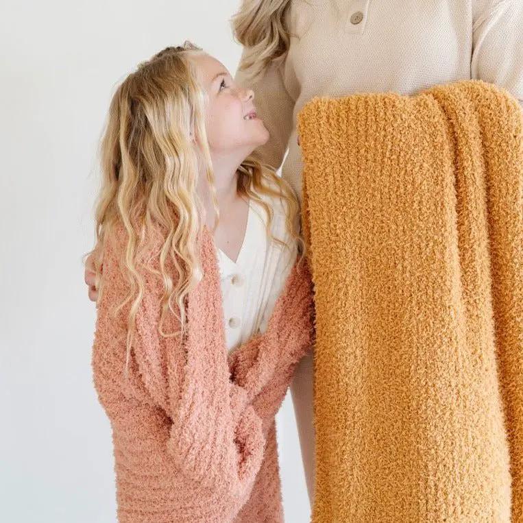 Ribbed Bamboni® Toddler Blanket by HouseOfZazla