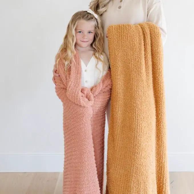 Ribbed Bamboni® Toddler Blanket by HouseOfZazla