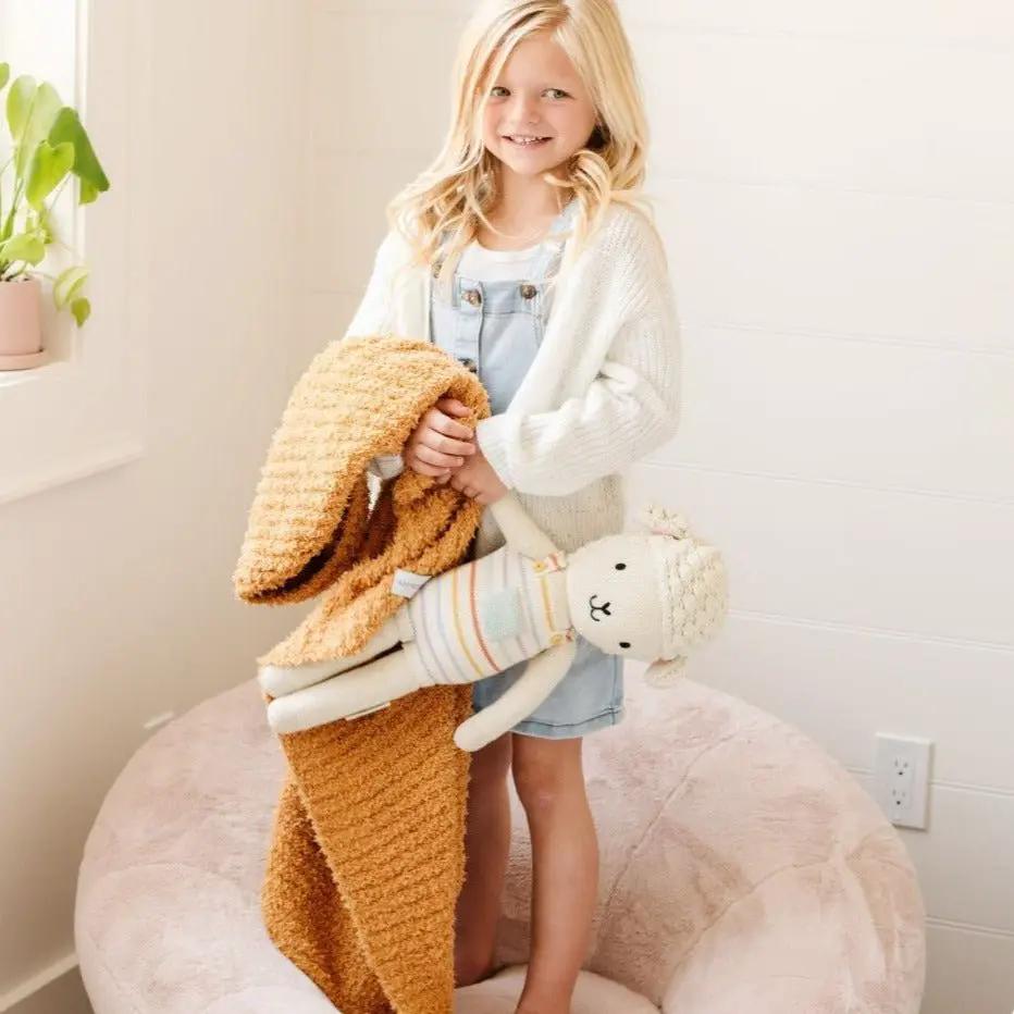 Ribbed Bamboni® Toddler Blanket by HouseOfZazla
