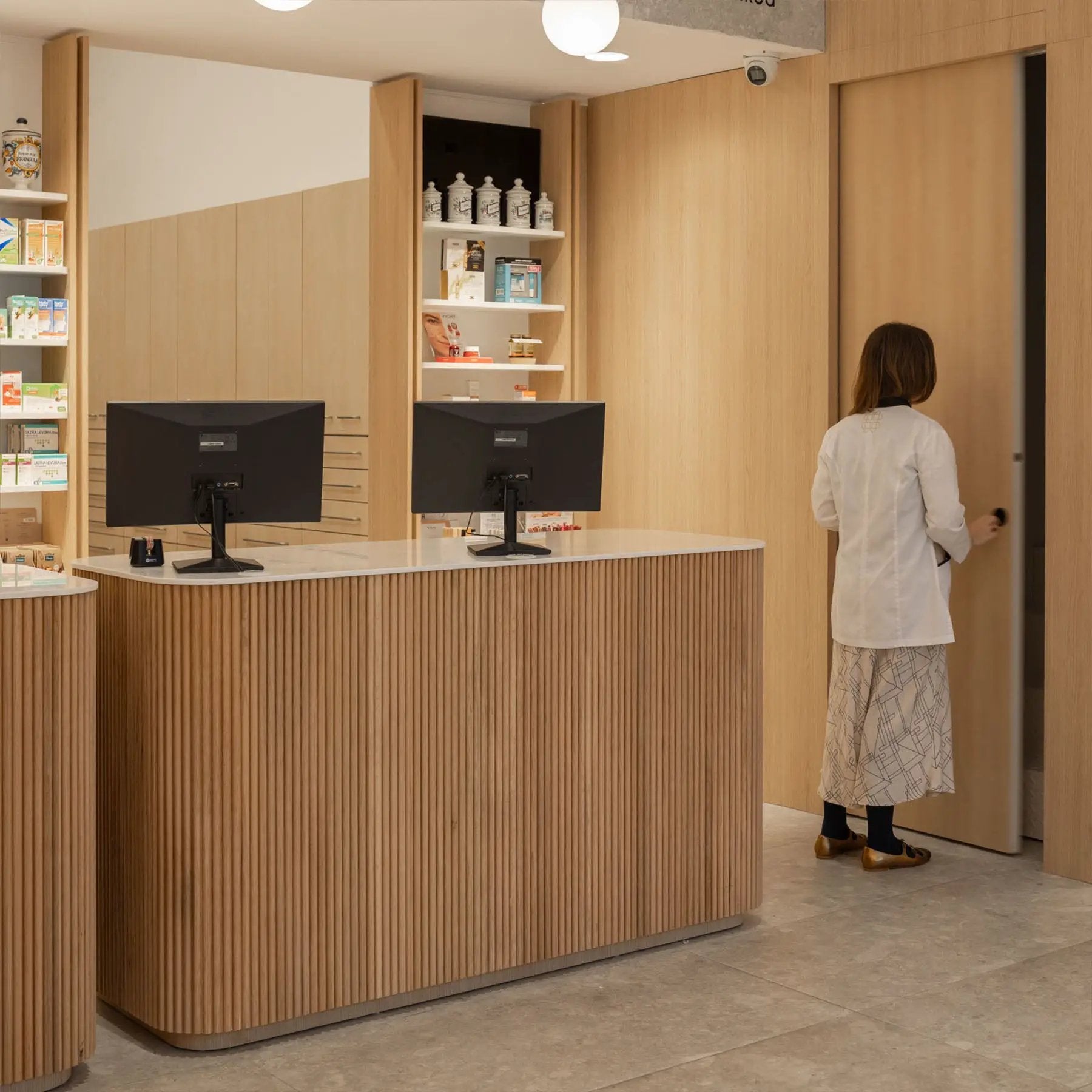 Flexible Ribbed Wood Panels by andor willow