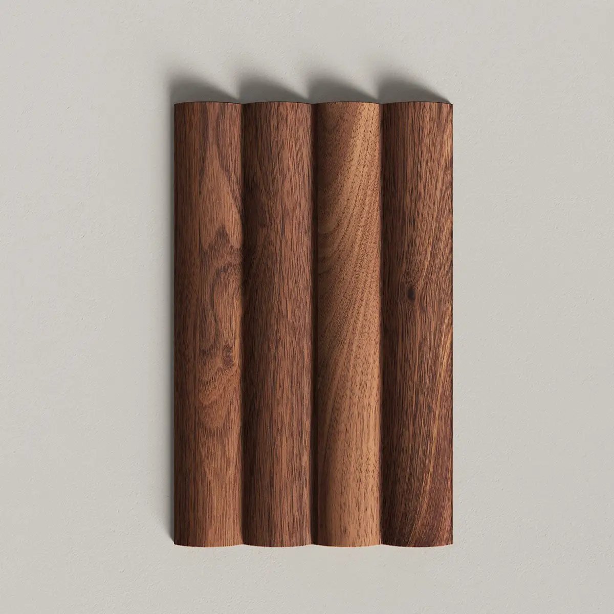 Fluted Wood Panel Samples by andor willow