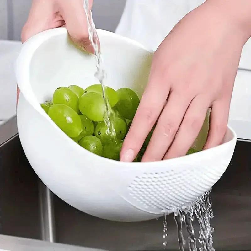 Rice Washing Sieve - Drain Plastic by House Of Avana