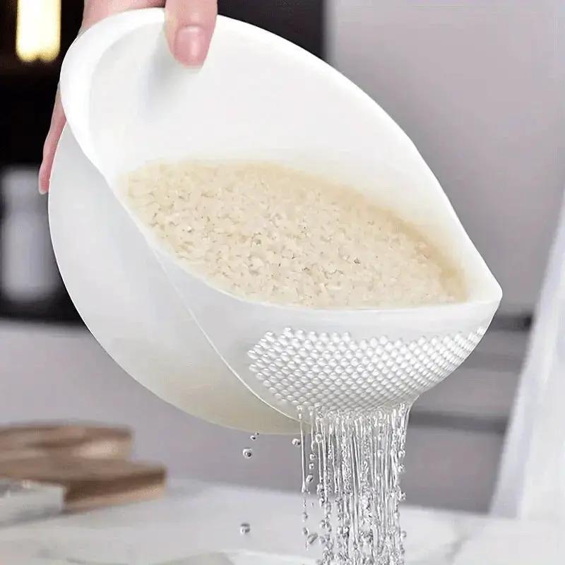 Rice Washing Sieve - Drain Plastic by House Of Avana