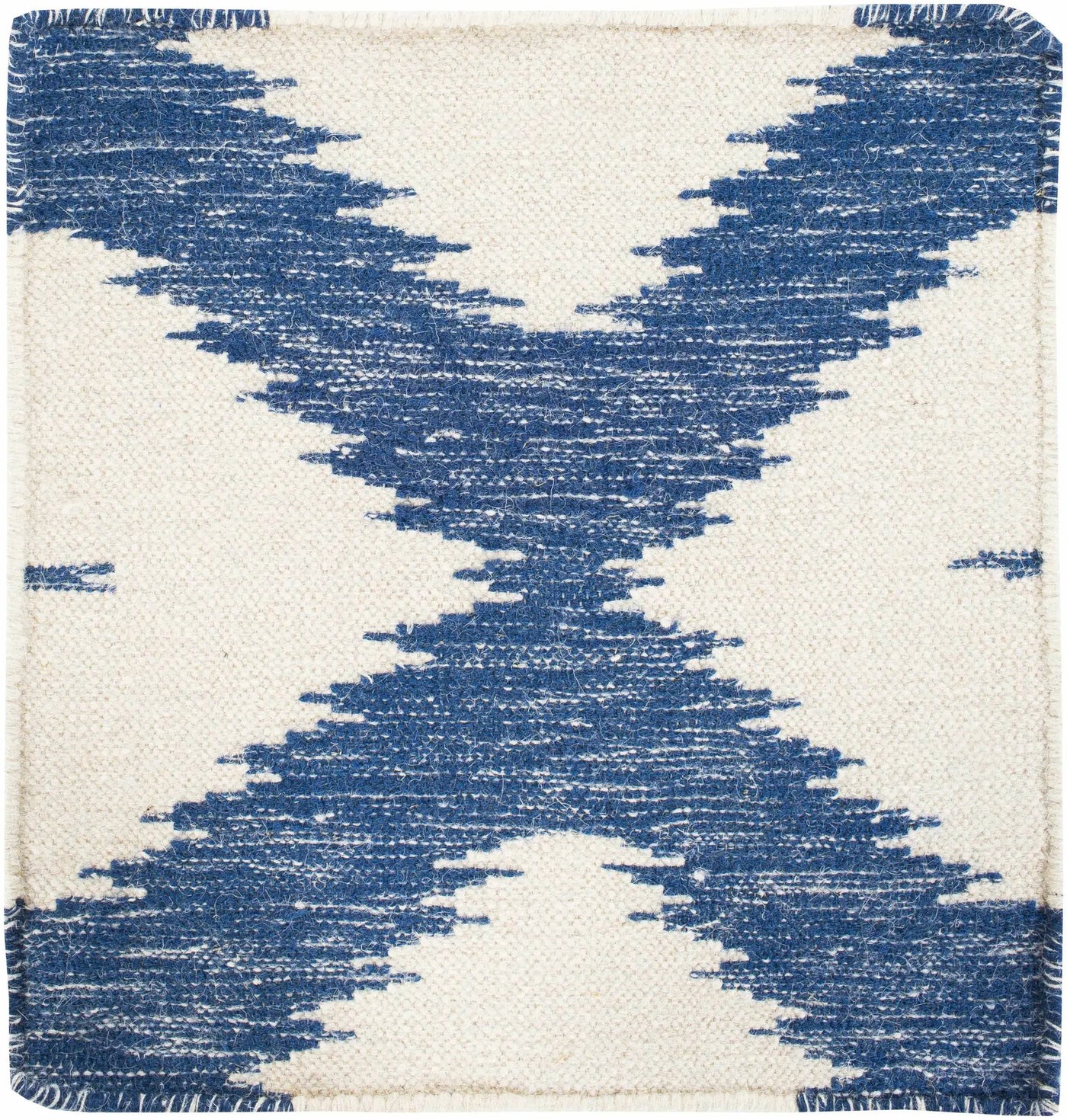 Oradell Blue Ikat Wool Rug - Clearance by Boutique Rugs