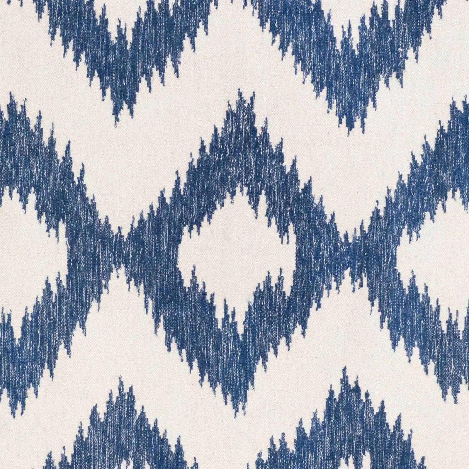 Oradell Blue Ikat Wool Rug - Clearance by Boutique Rugs