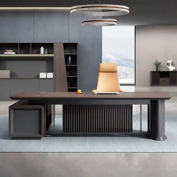 Colmar · Modern L-Shaped Executive Desk by Arc Grove