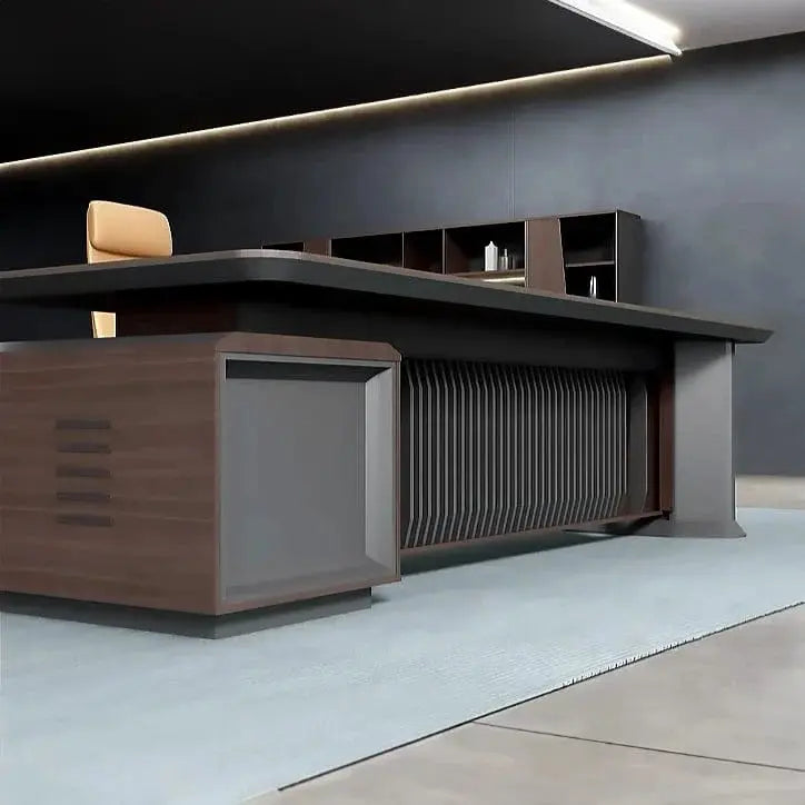 Colmar · Modern L-Shaped Executive Desk by Arc Grove
