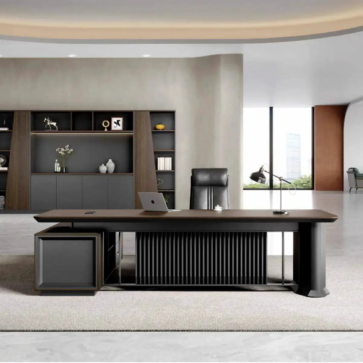 Colmar · Modern L-Shaped Executive Desk by Arc Grove