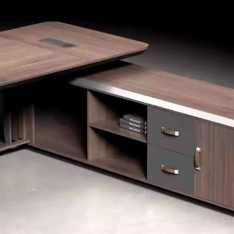 Colmar · Modern L-Shaped Executive Desk by Arc Grove