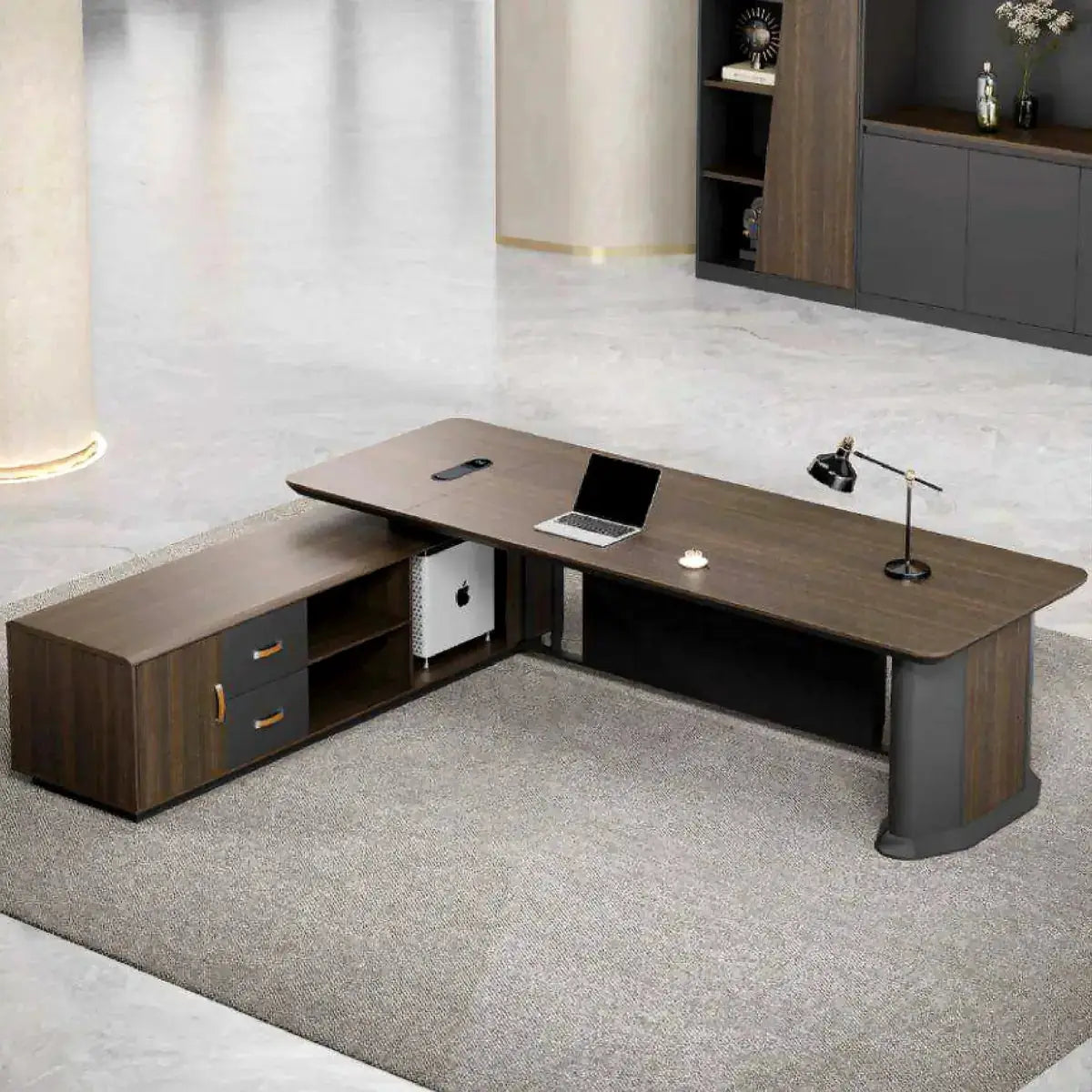 Colmar · Modern L-Shaped Executive Desk by Arc Grove