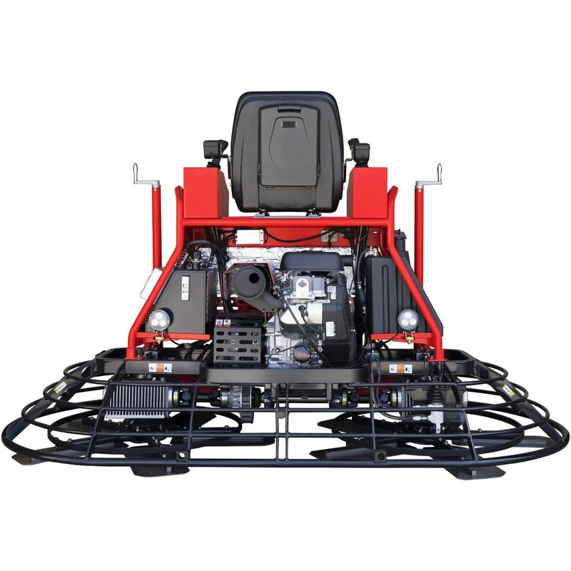 8 Foot Ride-On Concrete Power Trowel with 35HP Vanguard Engine by Tomahawk Power
