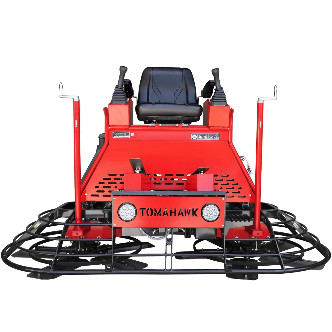 8 Foot Ride-On Concrete Power Trowel with 35HP Vanguard Engine by Tomahawk Power