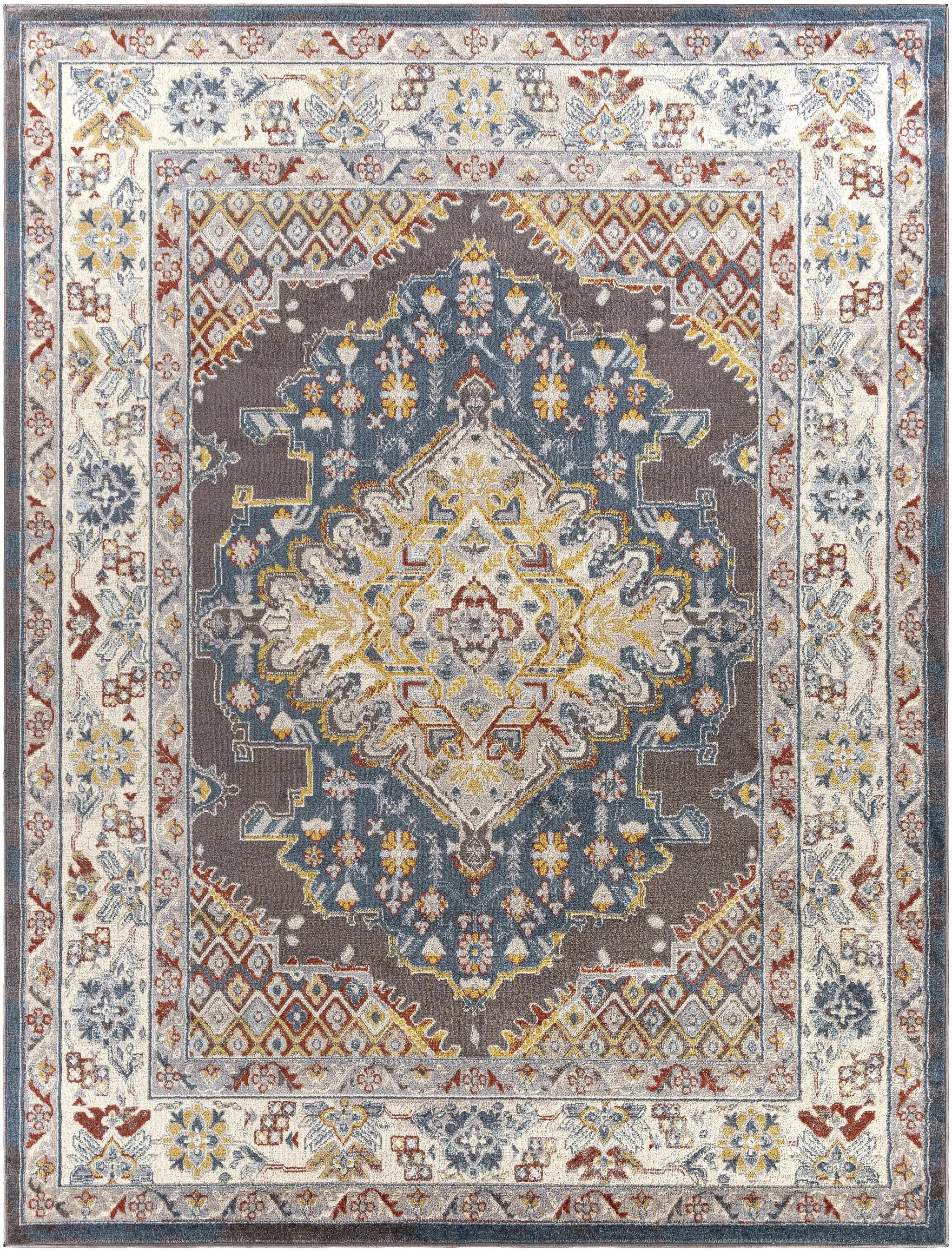 Haymond Brown Medallion Area Rug by Boutique Rugs