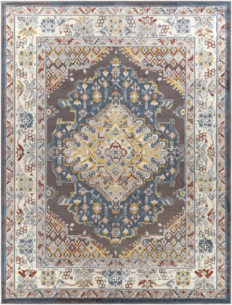 Haymond Brown Medallion Area Rug by Boutique Rugs