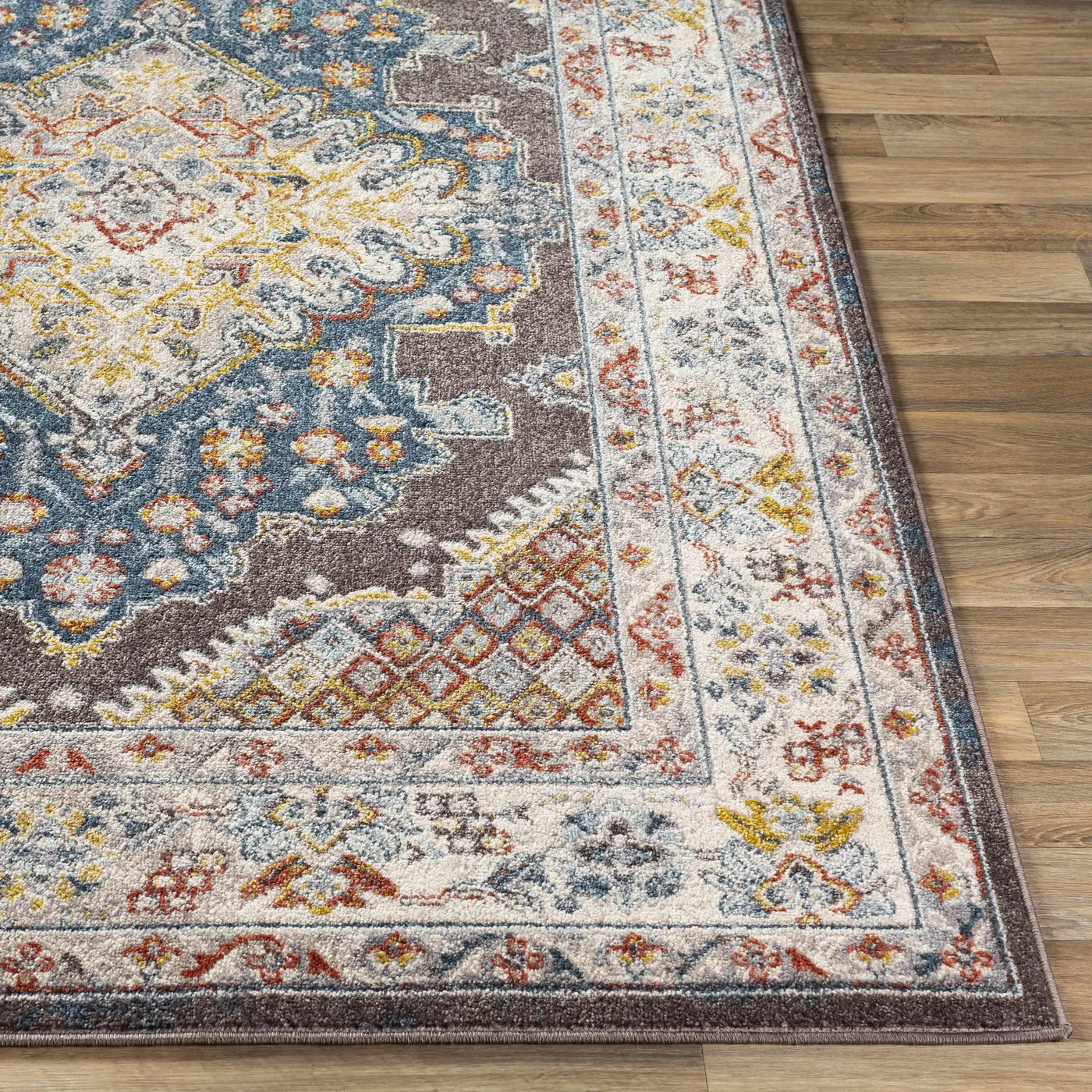 Haymond Brown Medallion Area Rug by Boutique Rugs