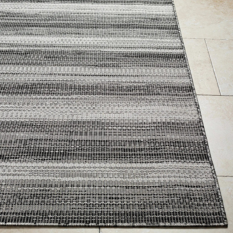 Kris Black Outdoor Area Rug - Clearance by Boutique Rugs