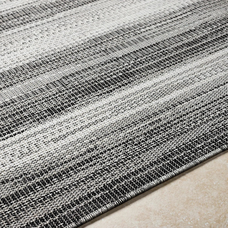 Kris Black Outdoor Area Rug - Clearance by Boutique Rugs