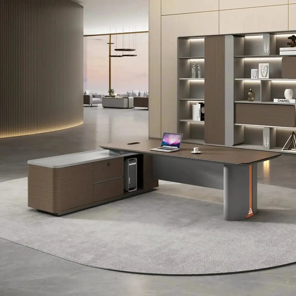 Sayers · Modern L-Shaped Executive Desk by Arc Grove