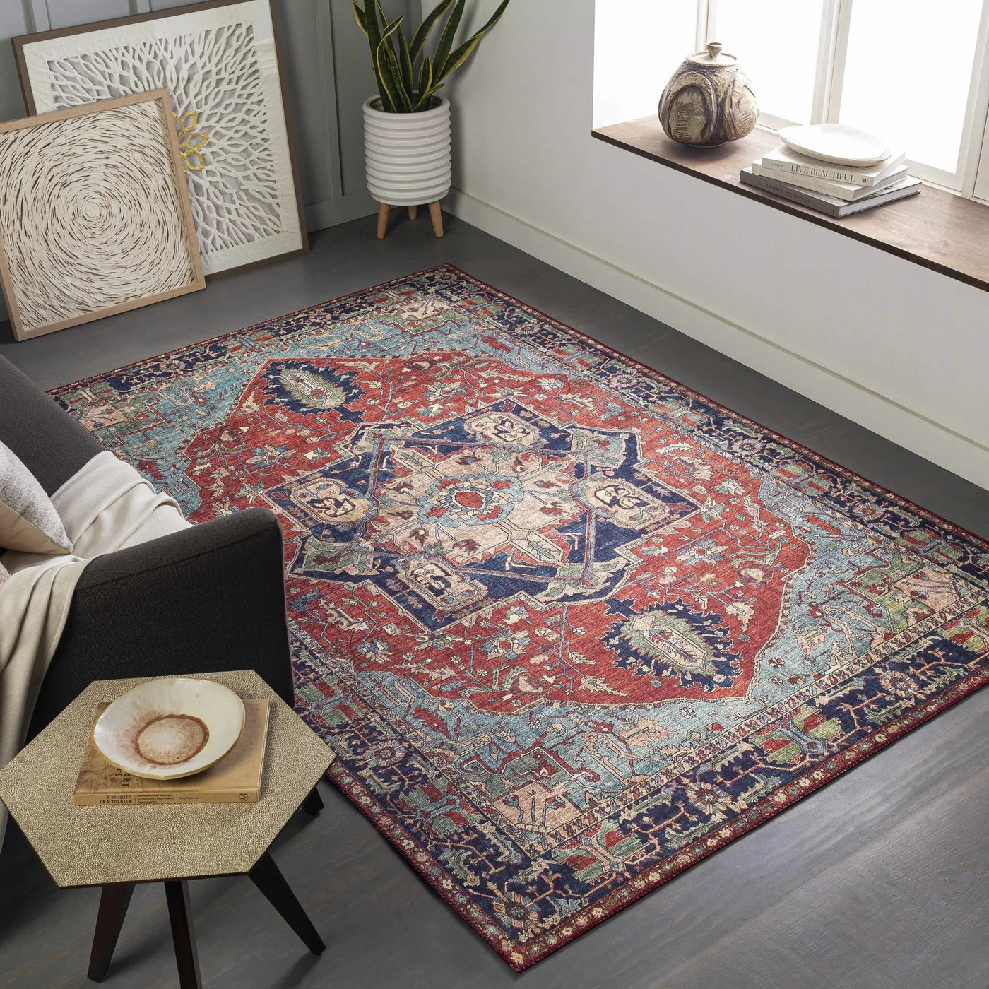 Ripplemead Area Rug by Boutique Rugs