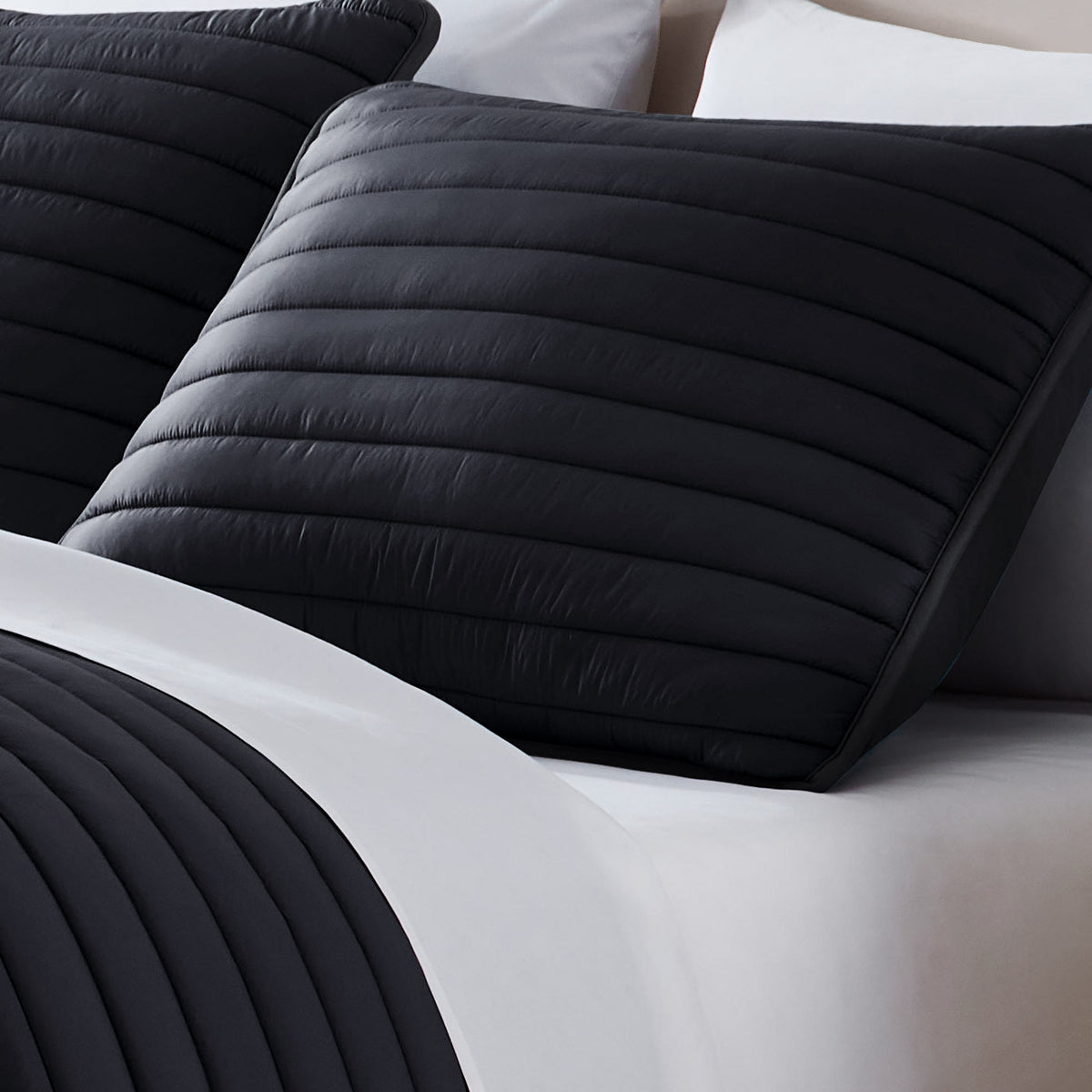 Excursion Twin Puffer-Quilt Comforter Set with Lightweight Warmth - Matte Polyester, photo 2 of 6