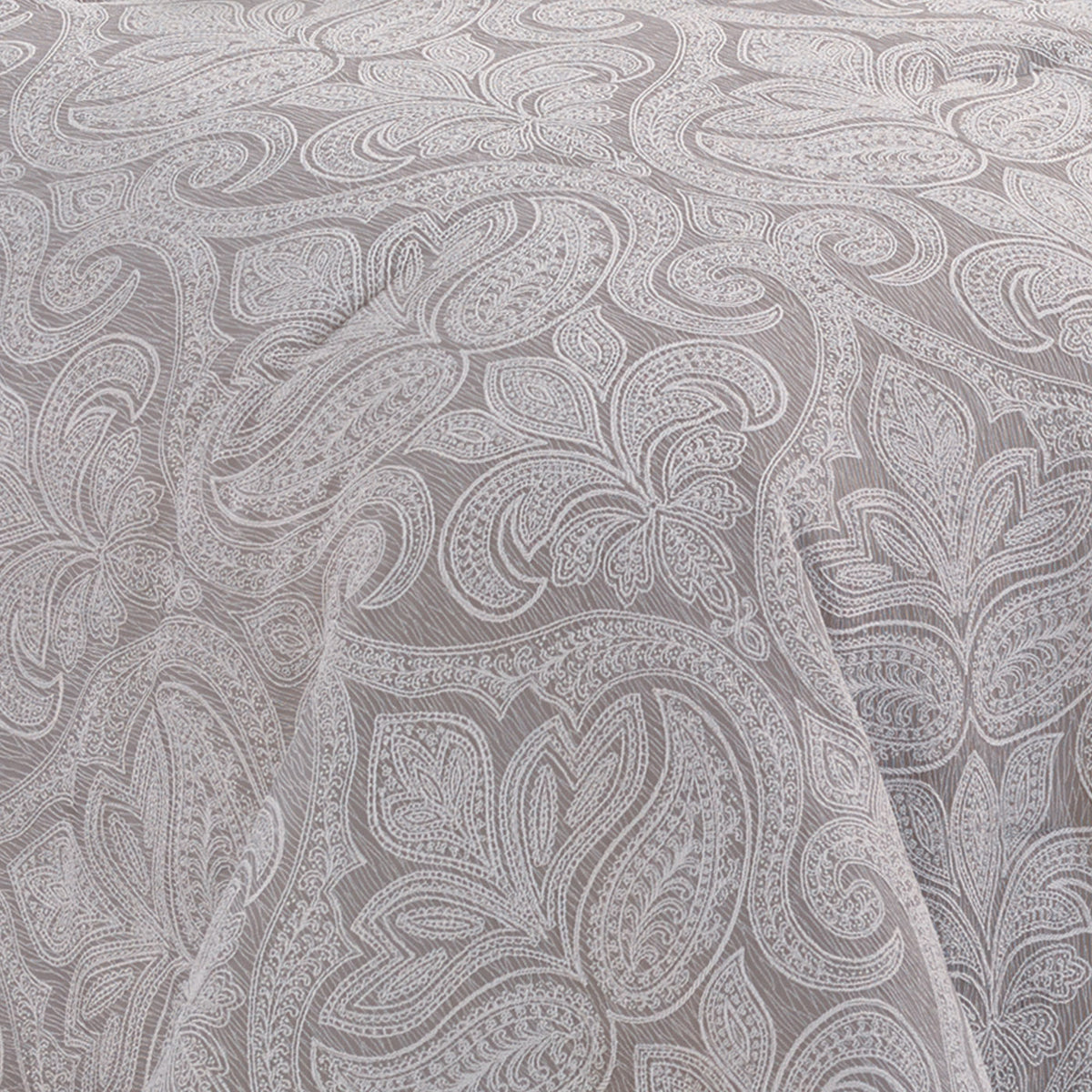Grey Damask Jacquard 9 Piece Comforter Set with Soft Fill - Grey, photo 5 of 5
