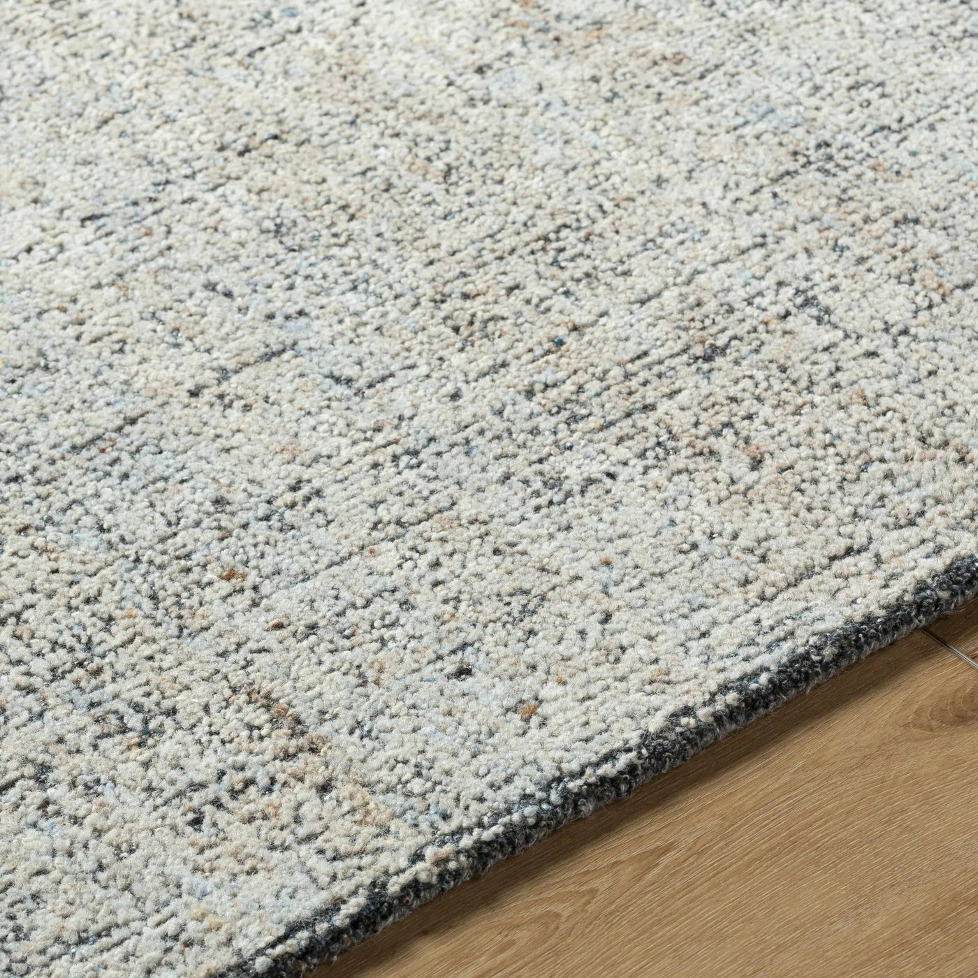Rhory Blue & Cream Area Rug - Clearance by Boutique Rugs
