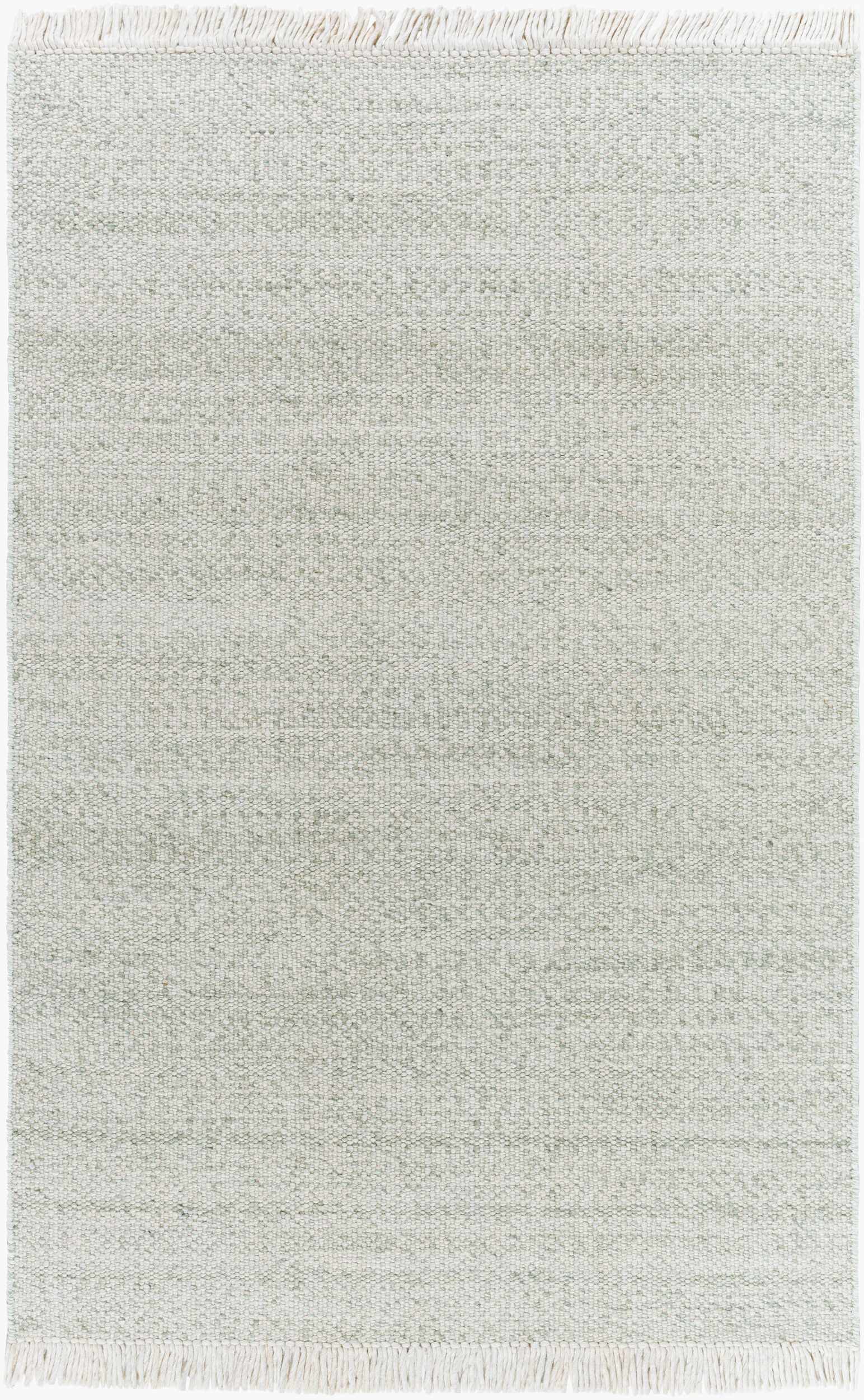 Sorell Sage Textured Weave Cottage Farmhouse Wool Handmade Area Rug - Clearance by Boutique Rugs