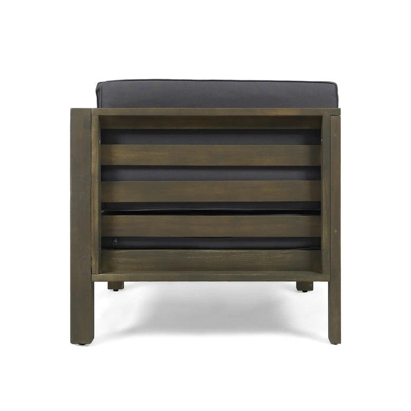 OANA 3-Piece Love Seat Set with Coffee Table, Dark by HouseOfZazla