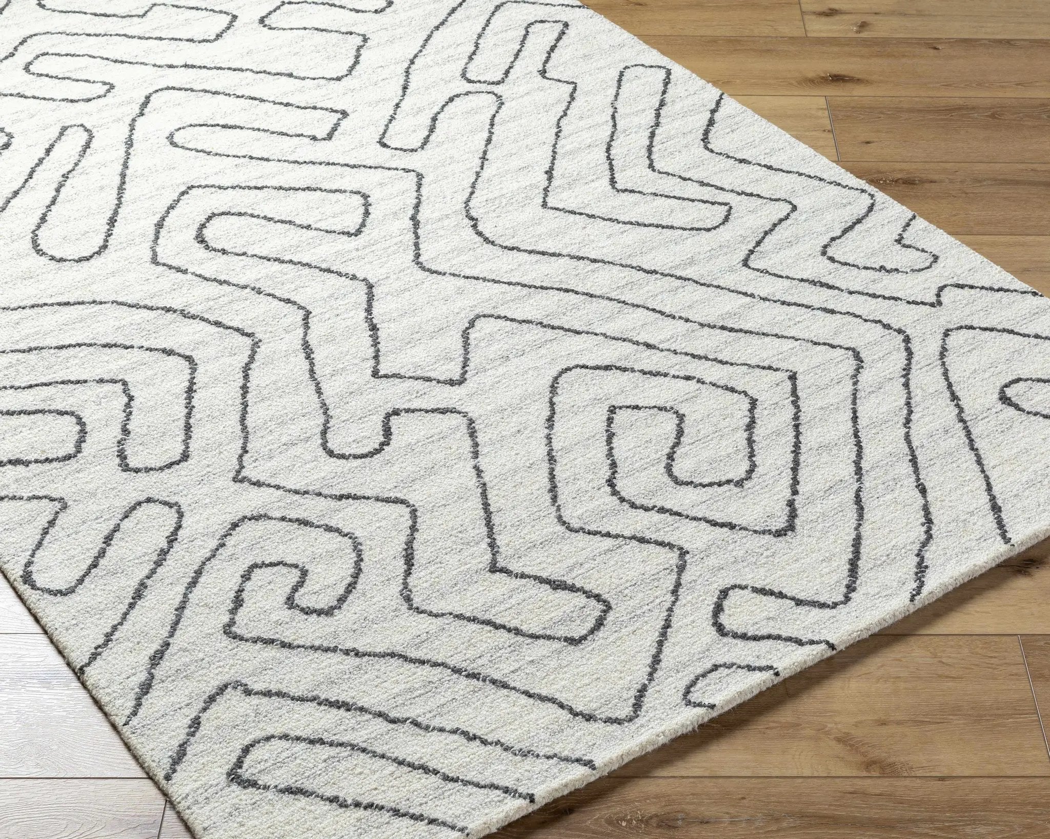 Raffi Ivory Area Rug - Clearance by Boutique Rugs