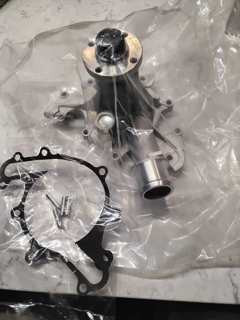 OPEN BOX SEALED AUQDD AW4105 (Fit 4.2L V6 Only) Professional Water Pump Kit With Gasket Fit For Fo-rd 2003 E-150 E-250/97-02 E-250 E-150 Econoline Club Wagon /97-08 F-150/99-01 Econoline # 3L3Z8501DB by Selzalot