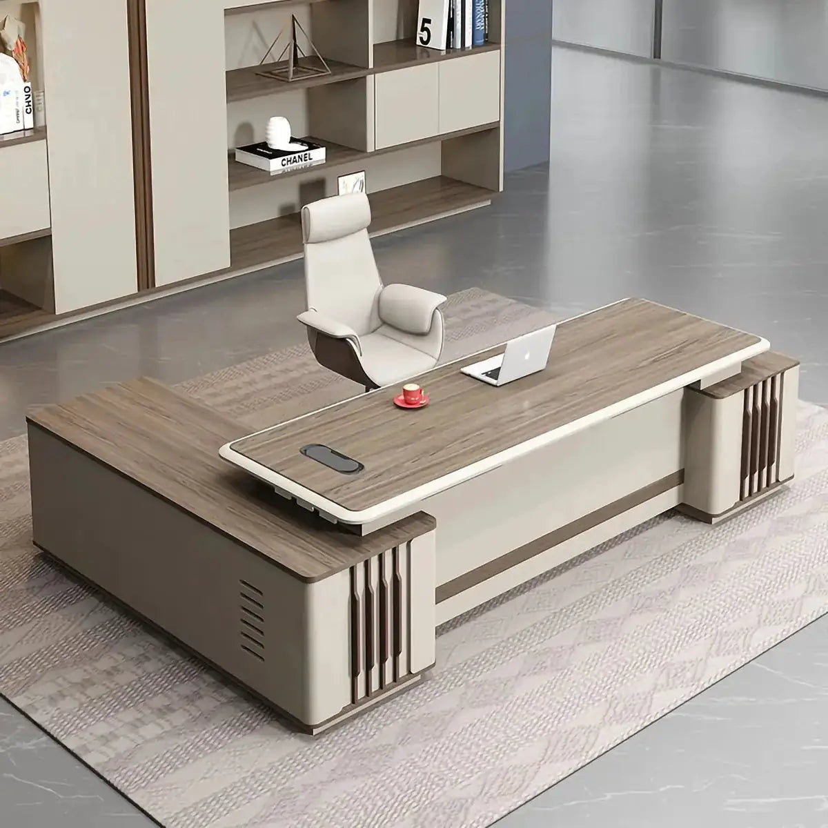 Lauder · Modern L-Shaped Executive Desk by Arc Grove