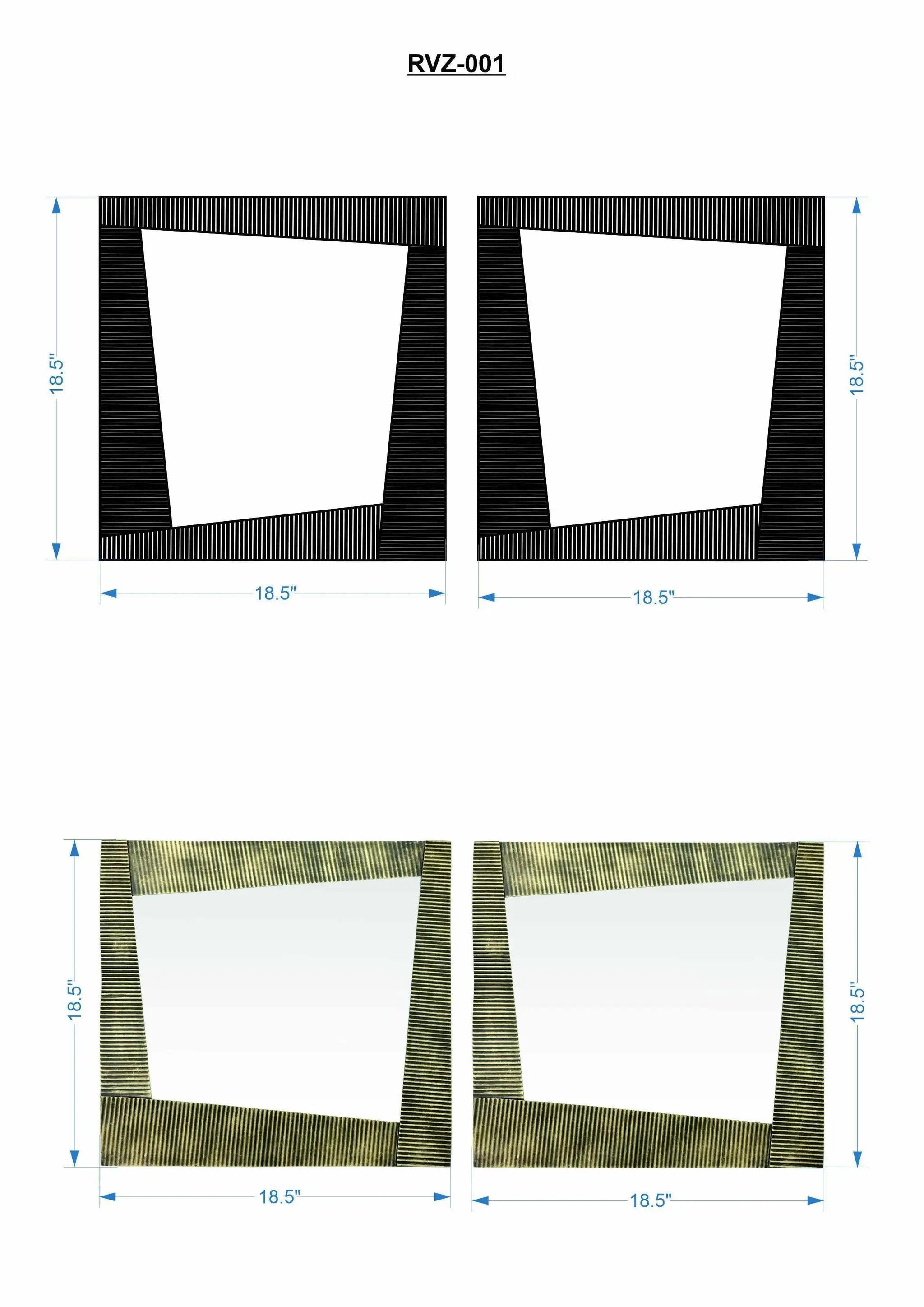 Robonkon Mirror - Clearance by Boutique Rugs