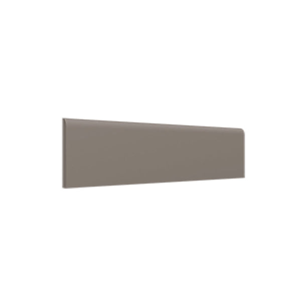 Roca Dark Gray Matte Bullnose Ceramic Moldings 3x12