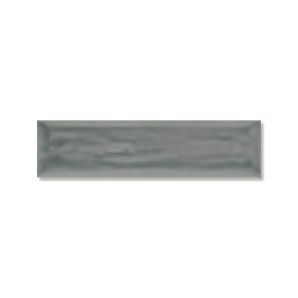 Roca Dark Gray Polished Ceramic Tiles 3x12
