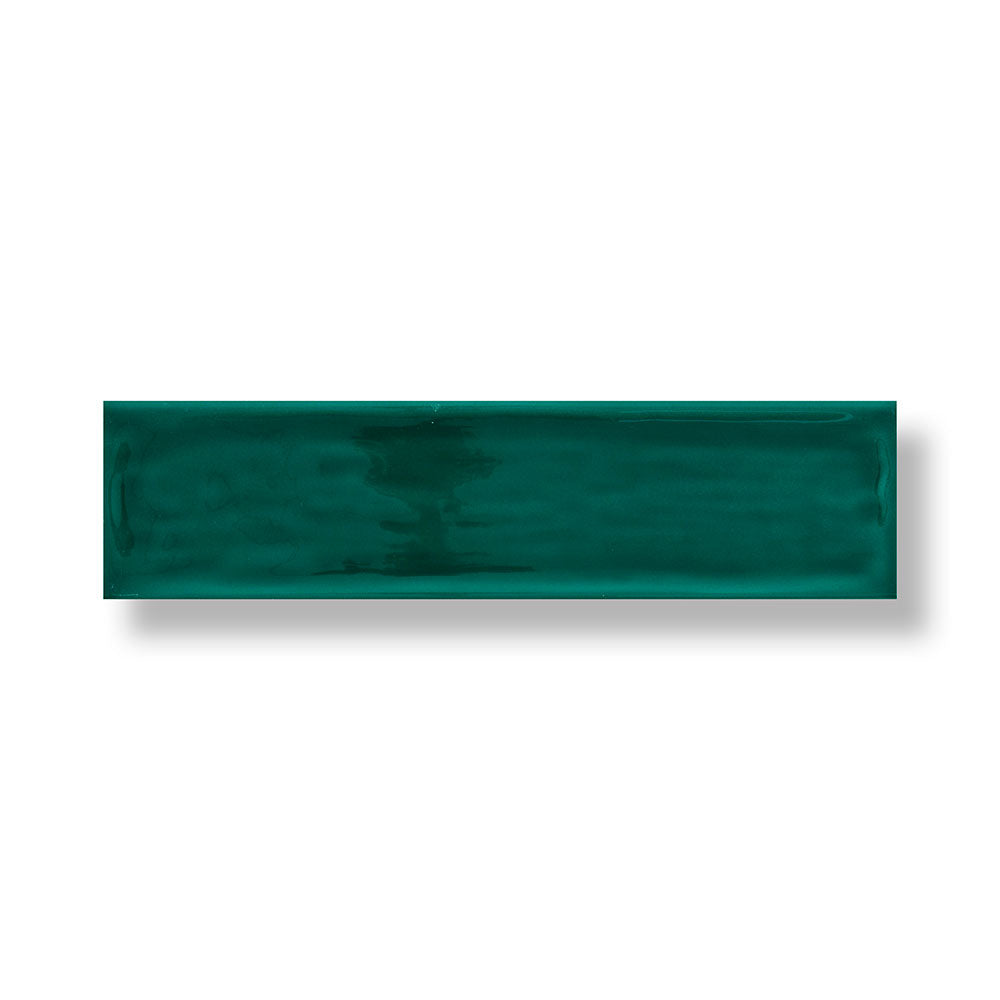 Roca Flow Living Green Polished Ceramic Tiles 3x12 Ceramic Polished 3x12 Tiles