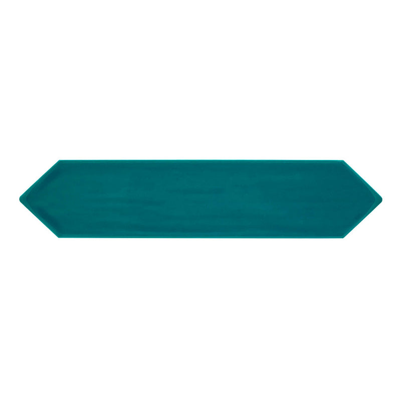 Roca Flow Peacock Green Polished Ceramic Tiles 3x12 Ceramic Polished 3x12 Tiles