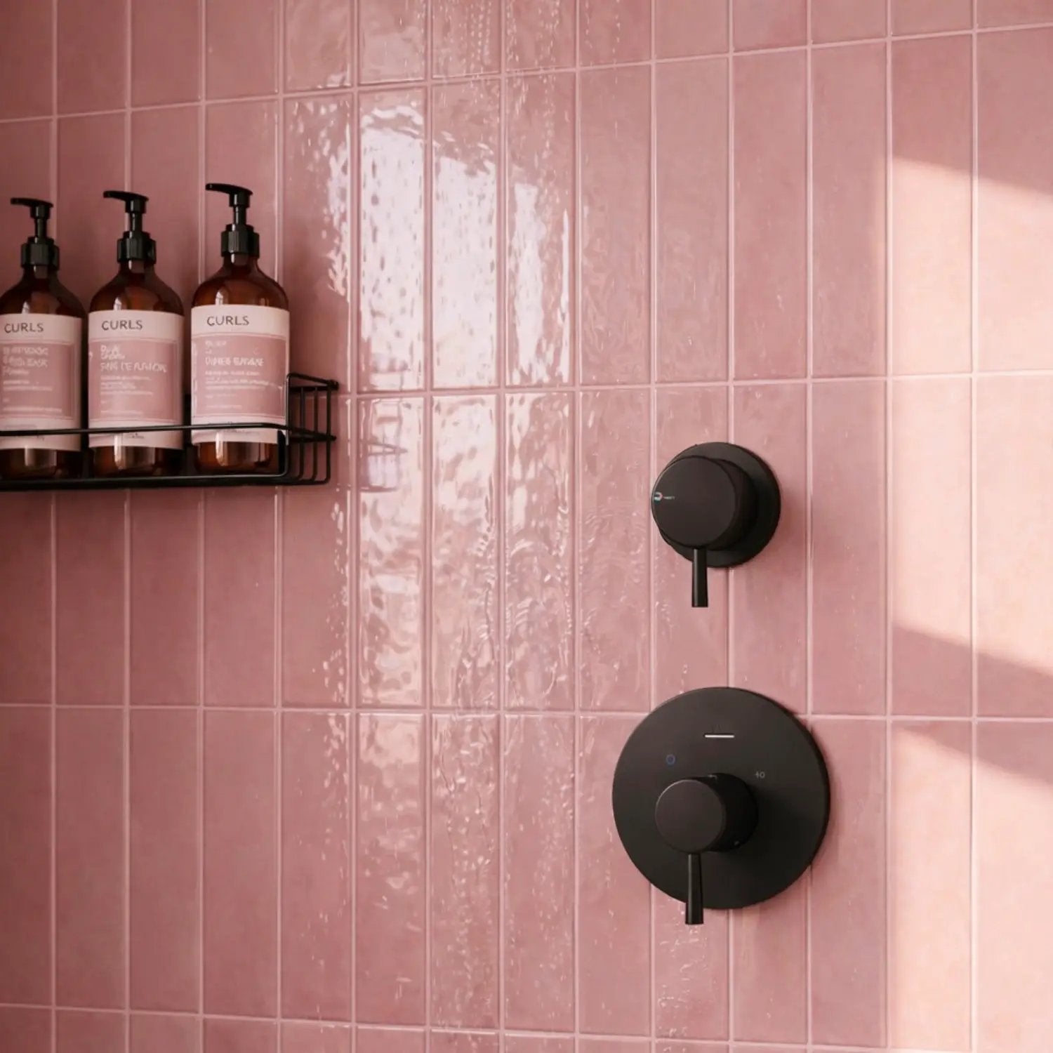 Flow Velvet Pink Polished Ceramic Tiles 3x12 – Stonetiledepot