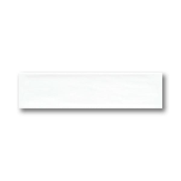 Roca Flow White Polished Ceramic Tiles 3x12