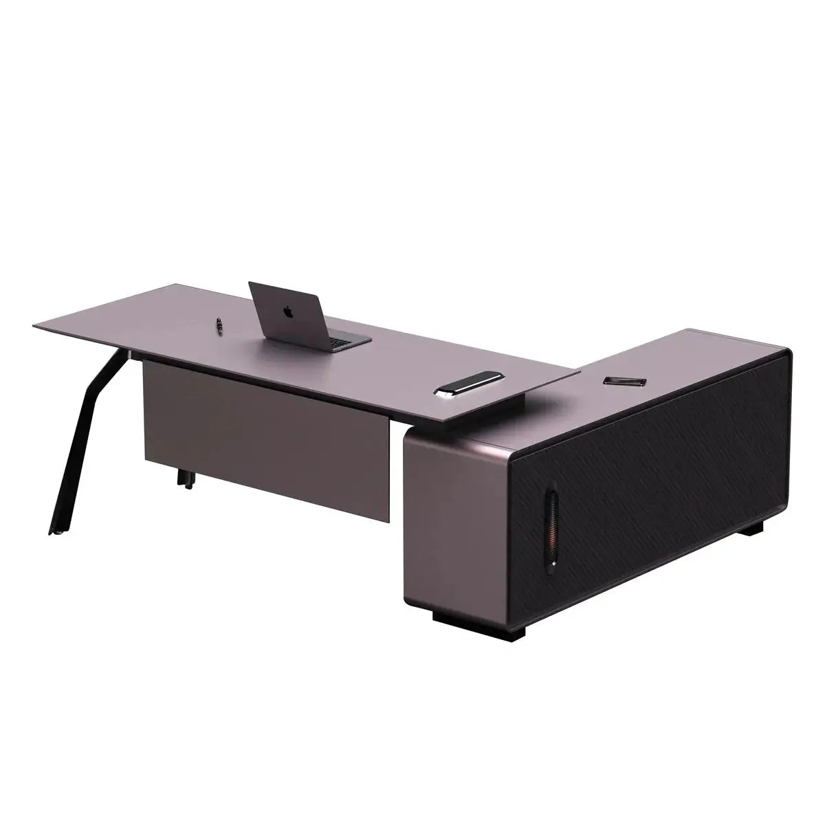 Zyner · Luxury L-Shaped Executive Desk by Arc Grove